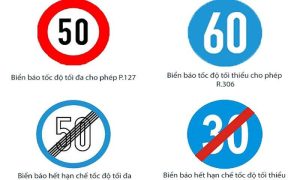 Biển báo giới hạn tốc độ và những điều cần tránh để không bị phạt tiền
